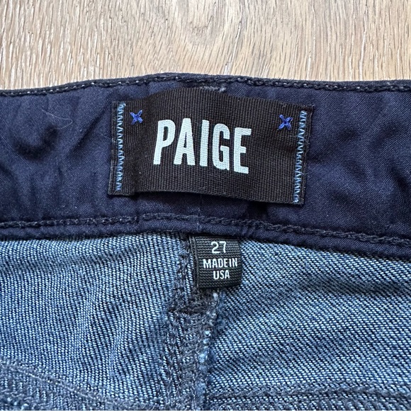 Paige Denim by REVOLVE Monica Lori 1" Hem Harper Wide Leg High Waist - Size 27 - Picture 14 of 15